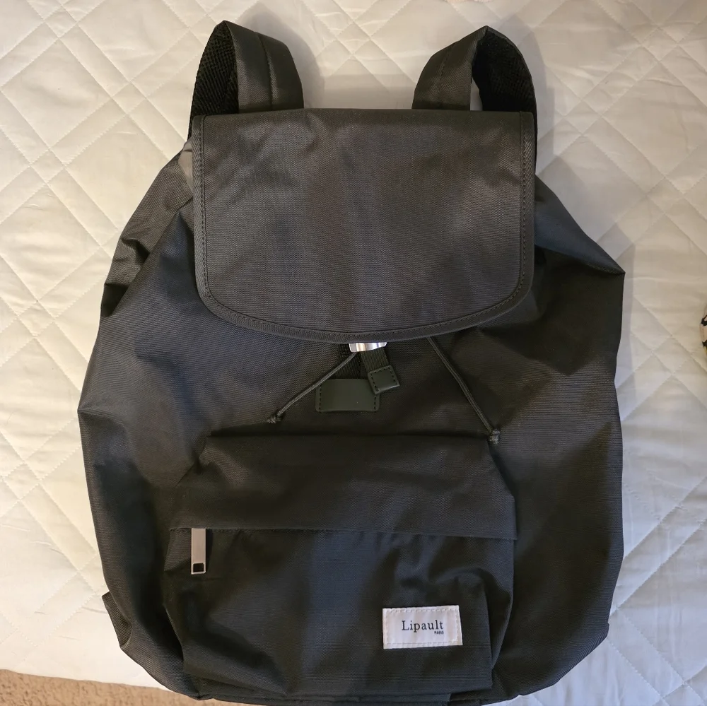Lipault Dark Green Backpack
